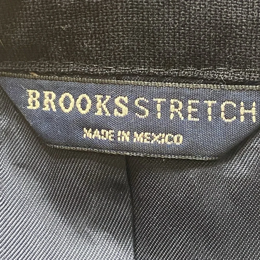 Brooks Brothers Stretch Blazer Men's 44R Wool Navy Preppy Classic Career READ